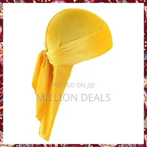 Stylish Ski Velvet Unique Yellow Durag