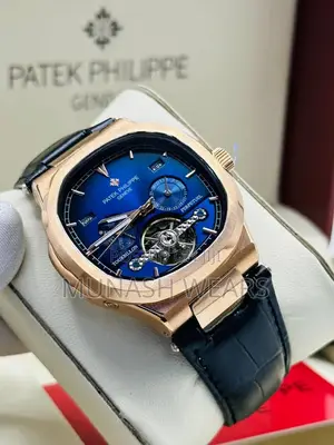 Patek Philippe Leather Wristwatch Chronograph X Water Resistant