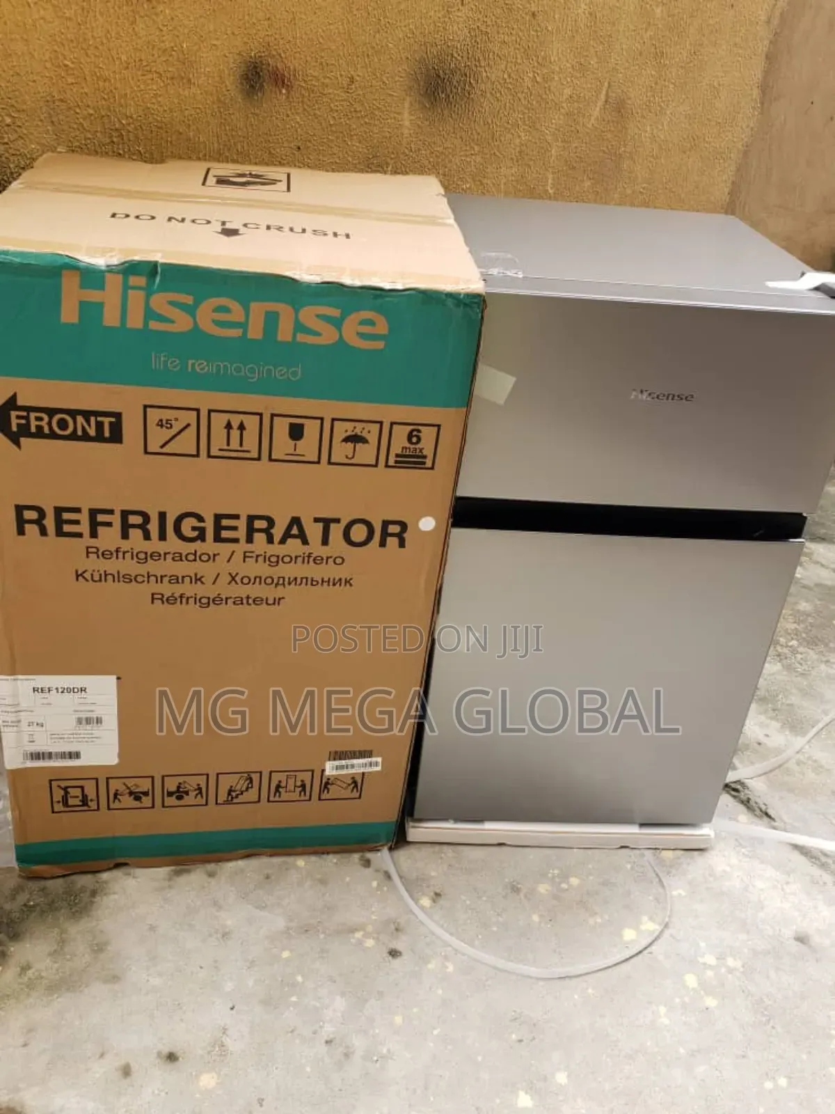 Hisense Table Top Double Door Refrigerator