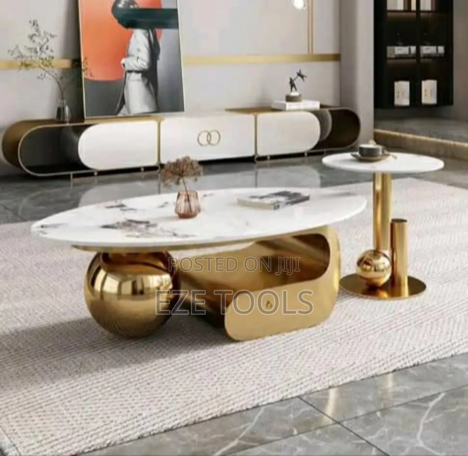 Home Gold Center Table