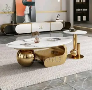 Home Gold Center Table