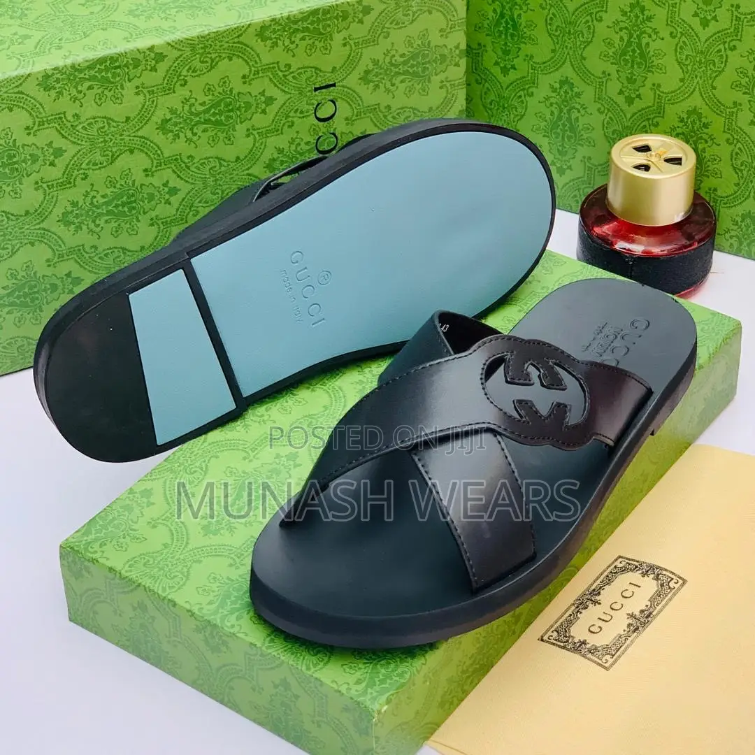 Gucci Leather Slipers 40-46