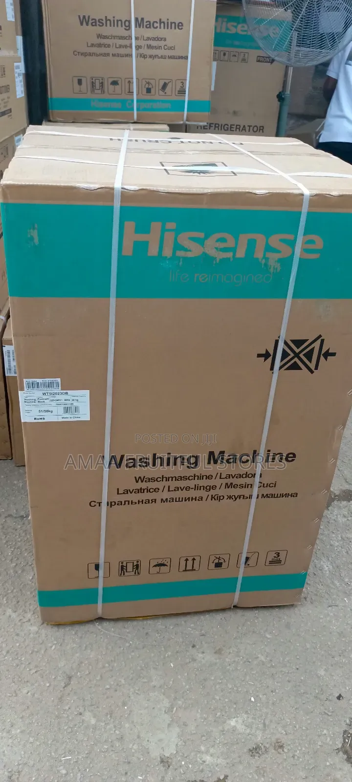 Hisense 20kg Automatic Top Loading Washing Machine