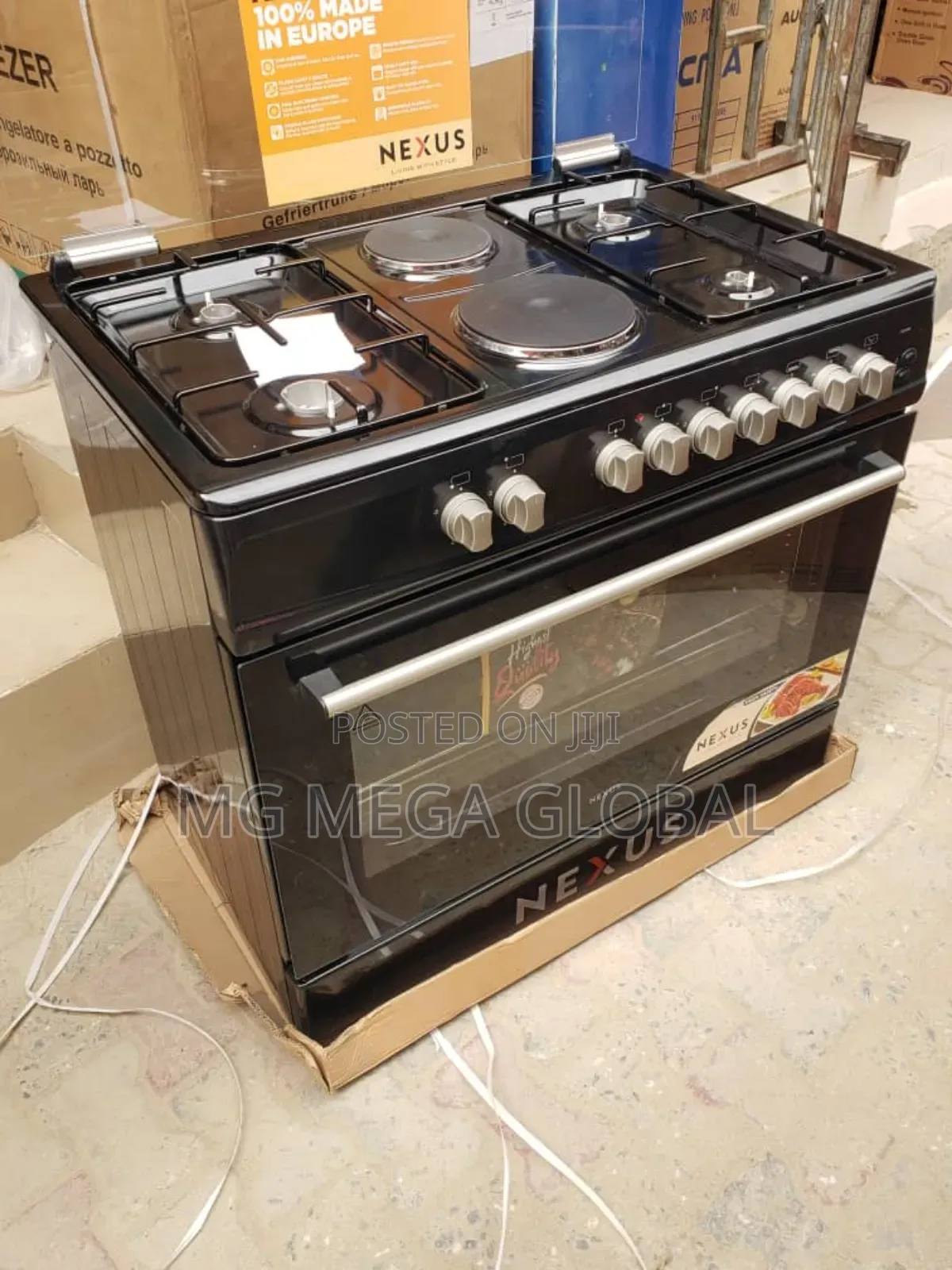 Nexus Standing Burners Gas Cooker