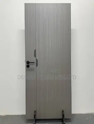 Plan Gray Wooden Door 3 by 7ft