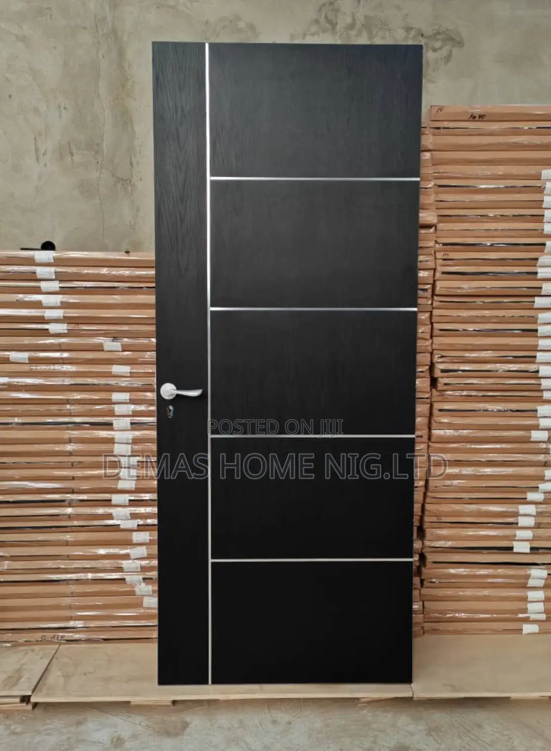Imported Black With Silver Line