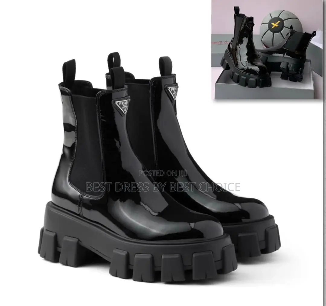 Top Quality Original Prada Luxury Boots for Men