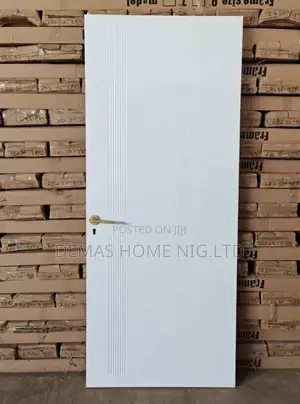 Plain White Wooden Door