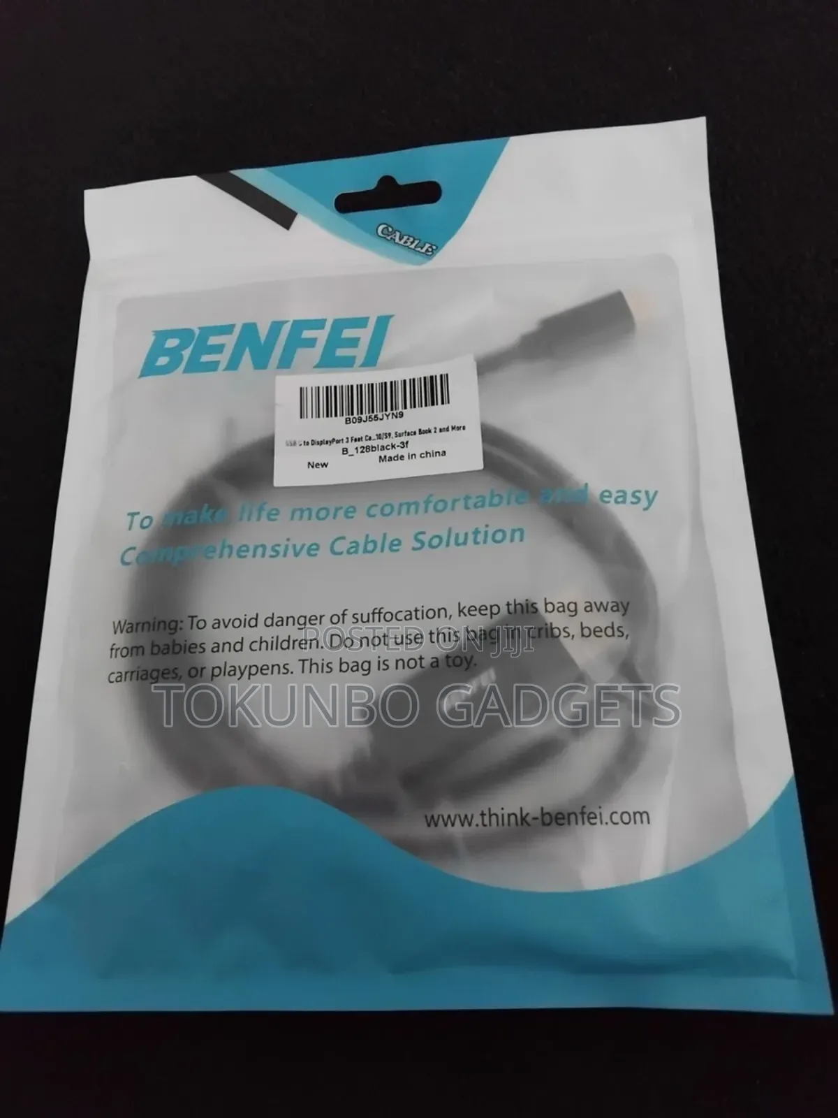 Benfei Usb-C to Displayport Cable 2meter