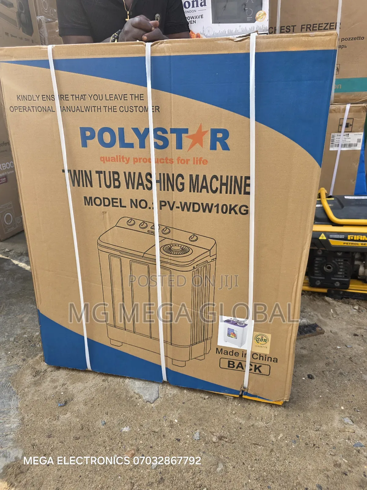 Polystar 10kg Washing Machine
