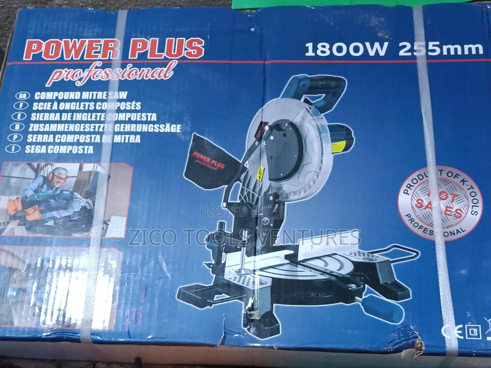 Powerplus Miter Saw 1800w 255mm