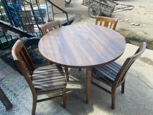 4 Seater Treated Mahogany Wooden Dining