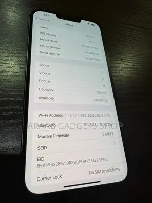 Apple iPhone 14 Plus 128 GB Black