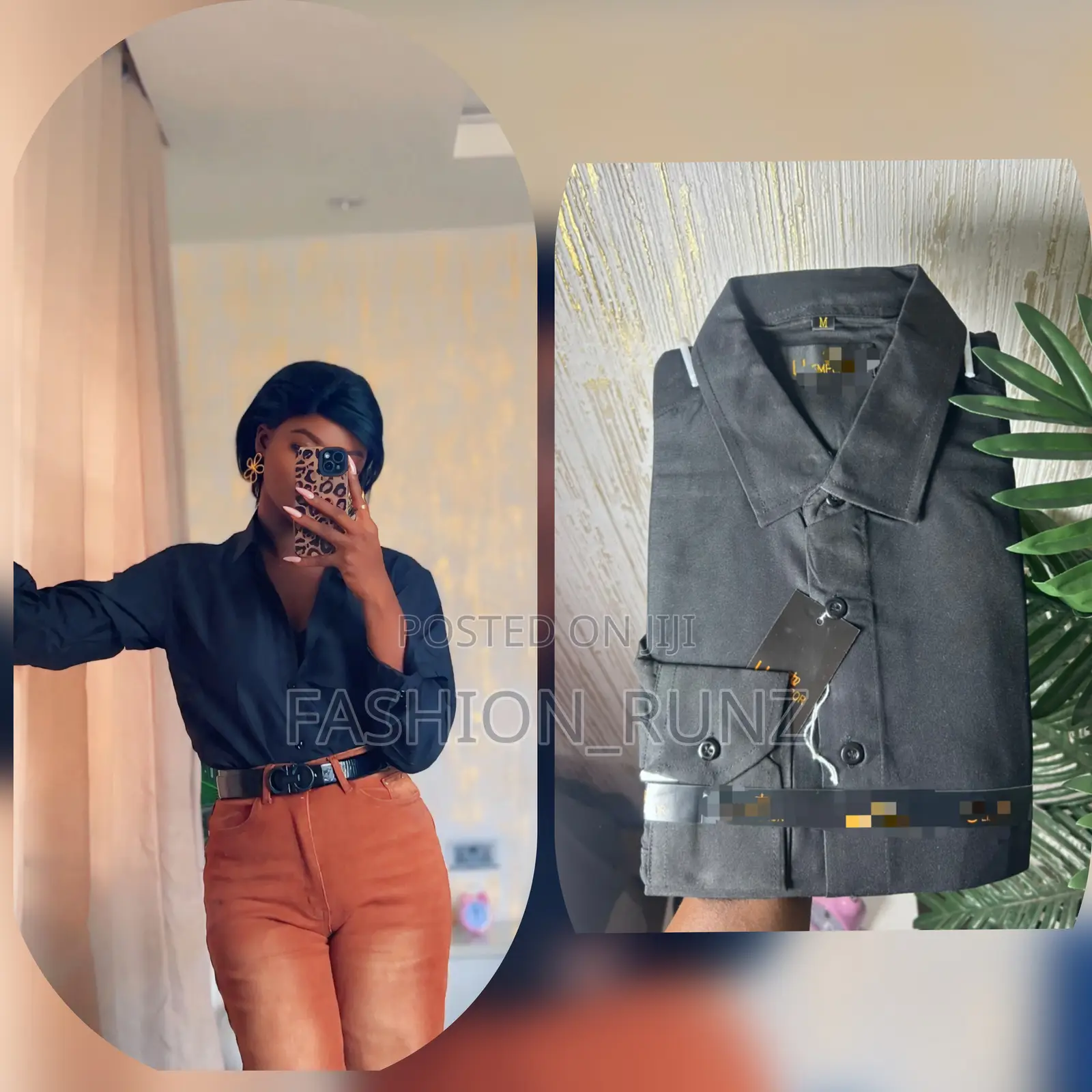 Black Longsleeve Button Down Shirt