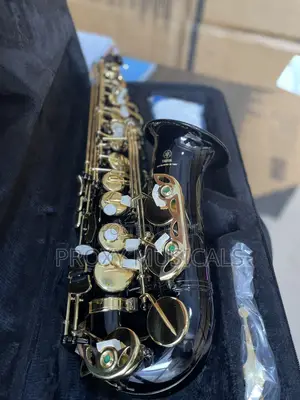 Yamaha Black and Gold Alto Saxophone