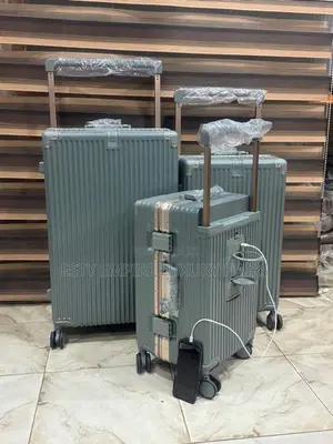 High Quality Luxury Set of Three Aluminum Bags