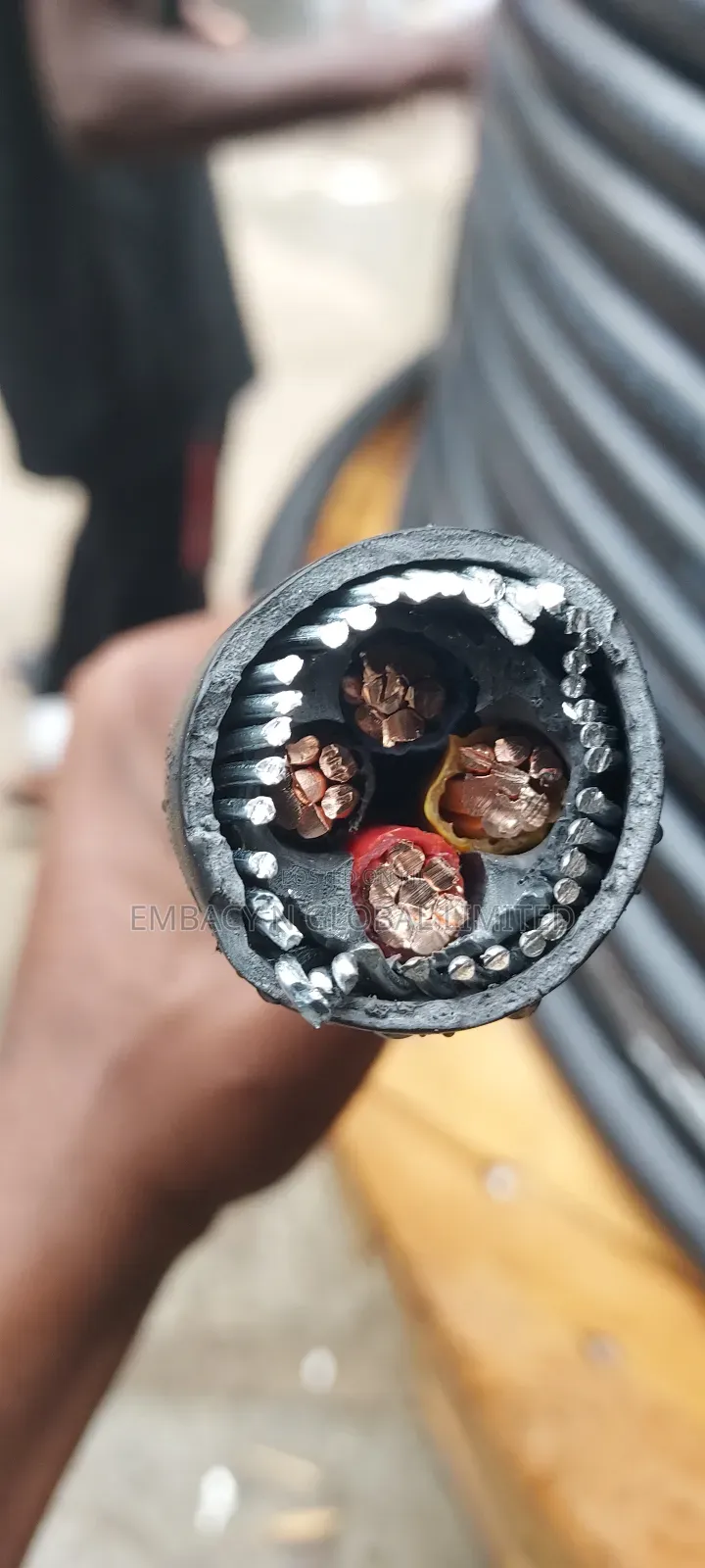 25mm 4core Armoured Cable
