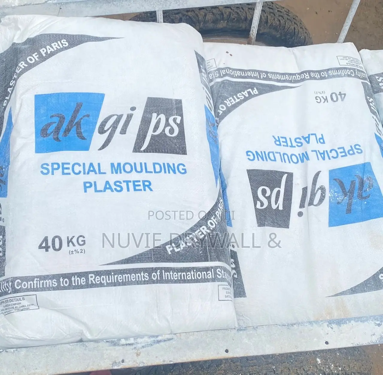 Ak Gips Pop Plaster 40kg
