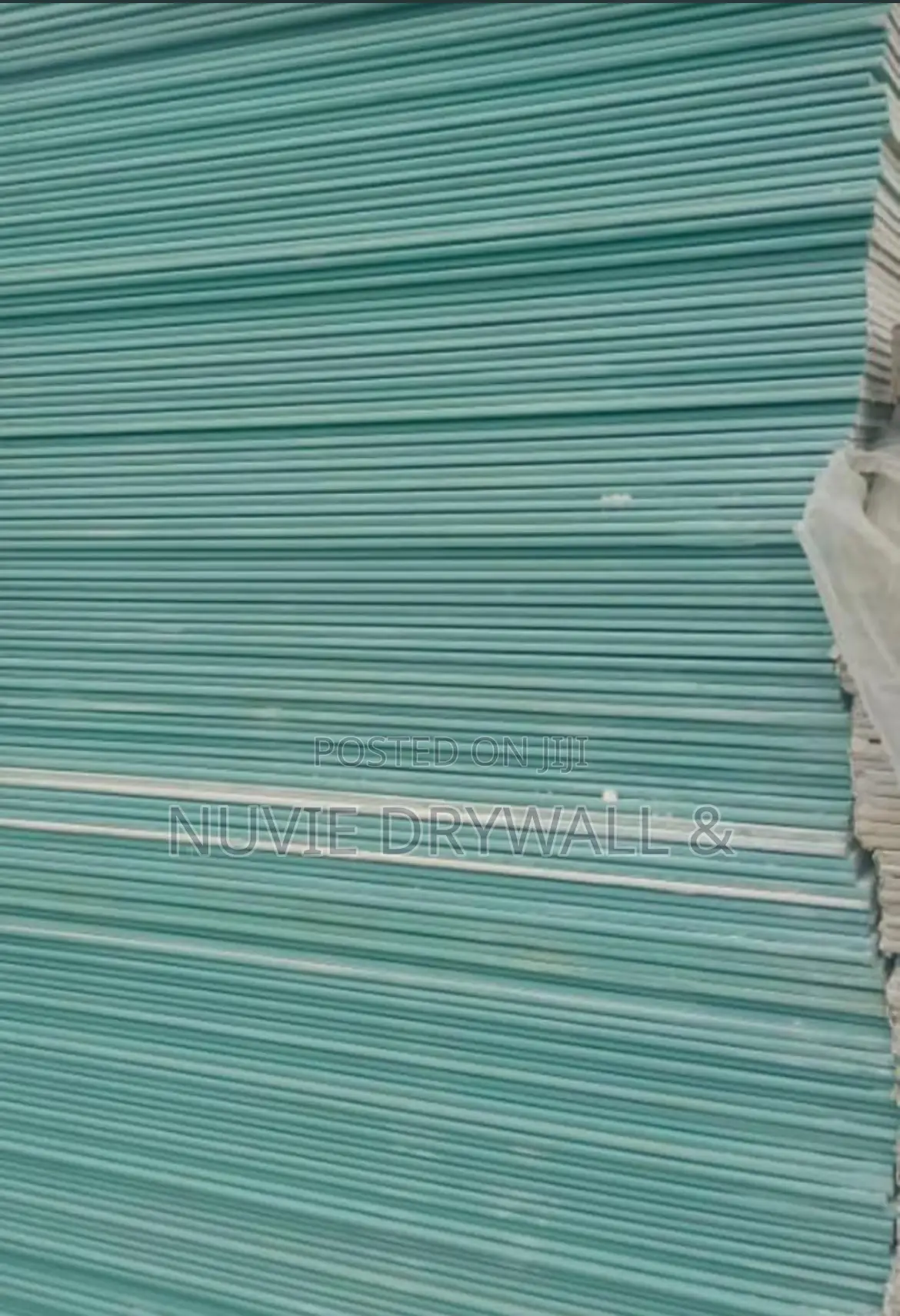 Moisture Resistant Plaster Board (Green Board) 1.2mx3mx12mm