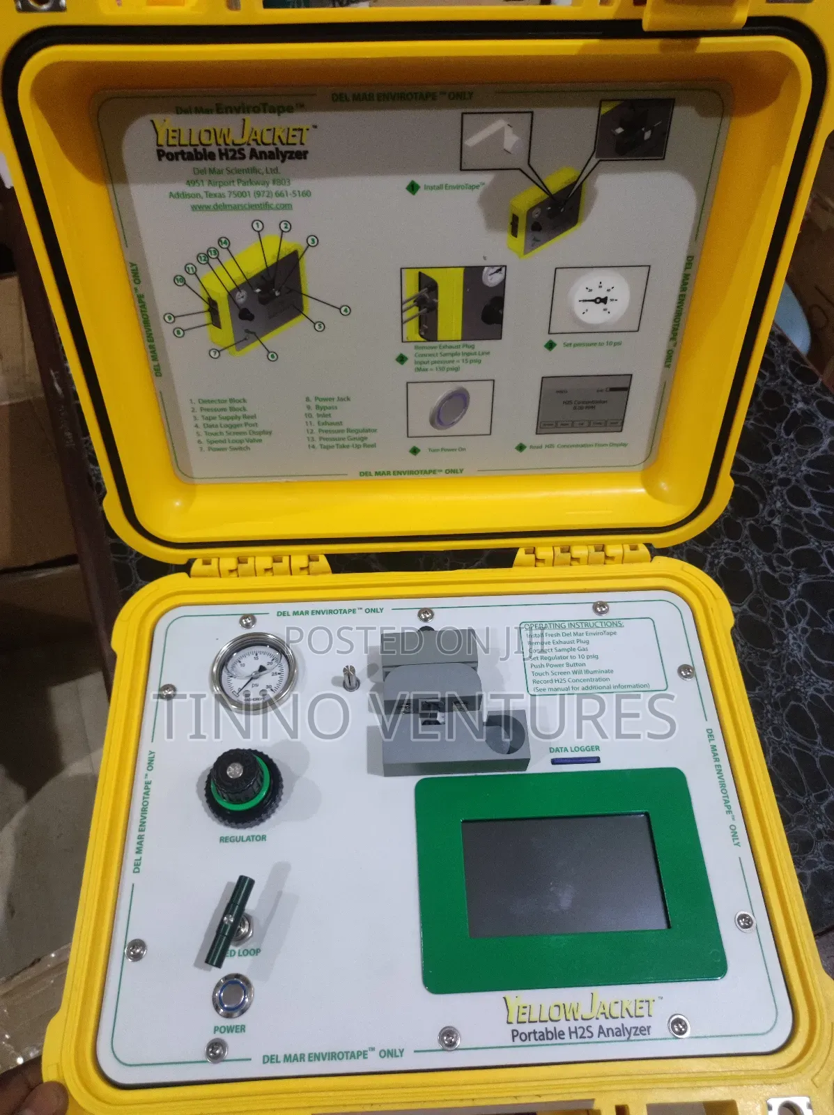 Yellowjacket Portable H2s Analyser