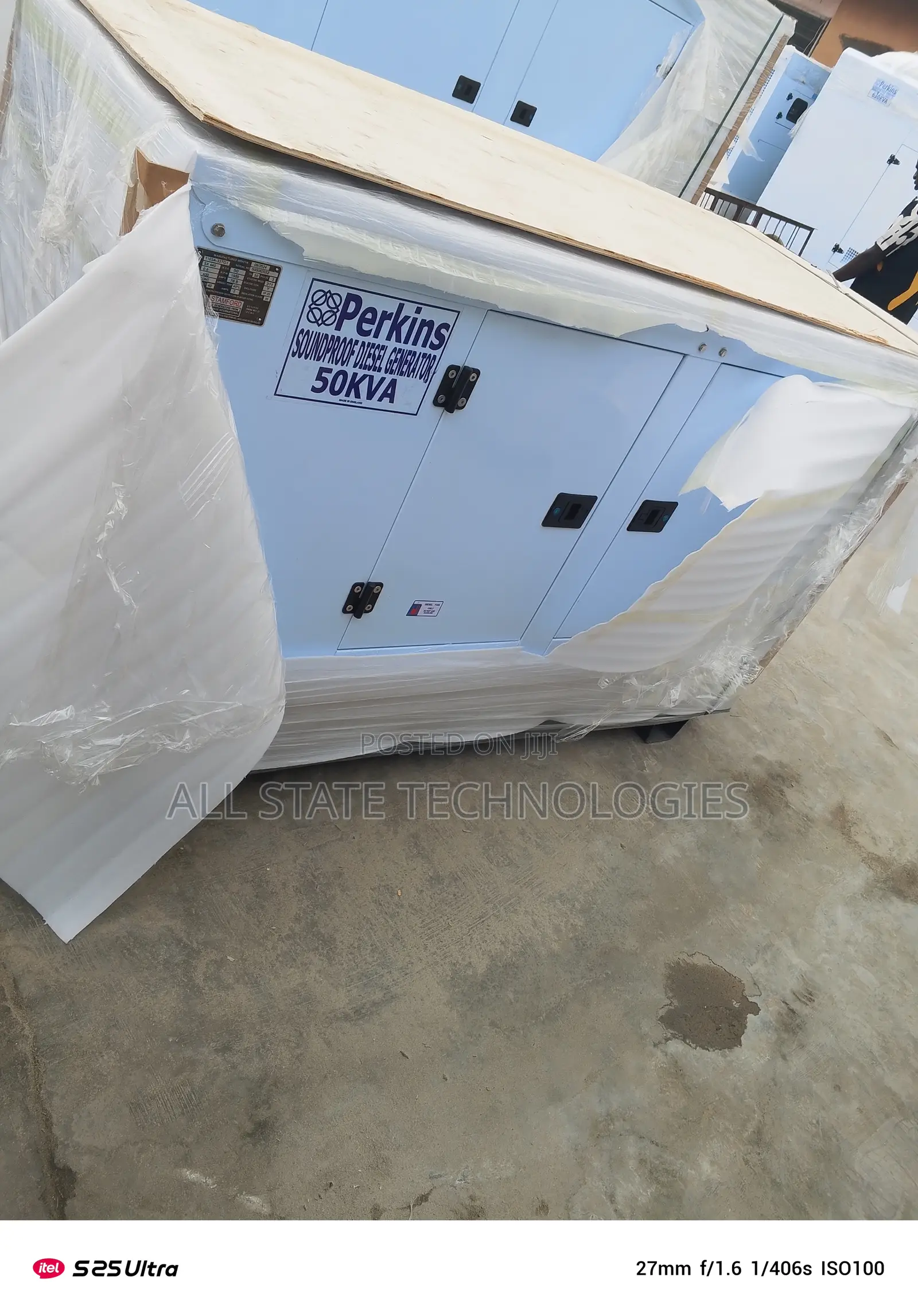 Noise-Controlled 50kva Generator – Perkins Engine