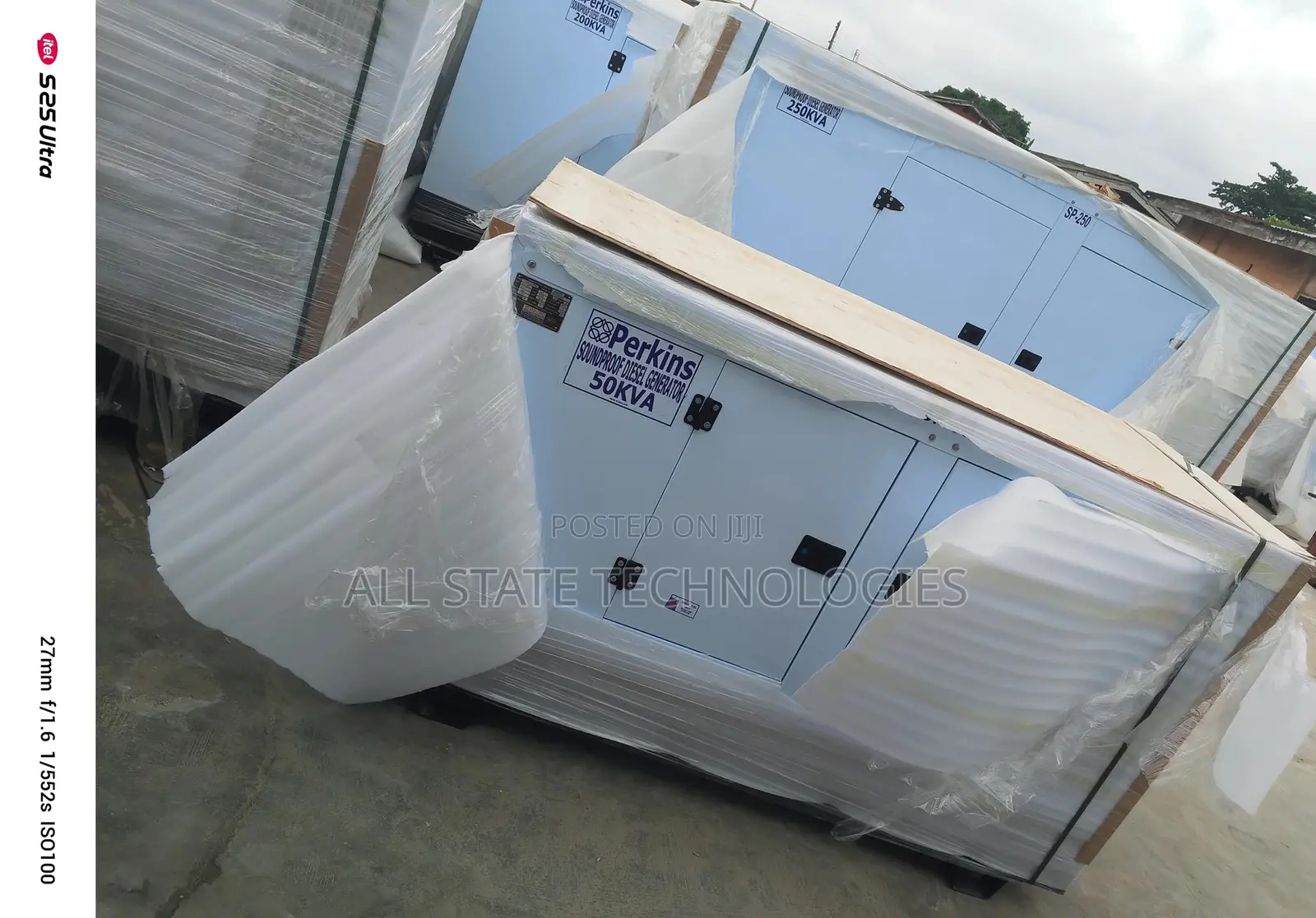 Fitted Sockets Included – Perkins 50kva Generator