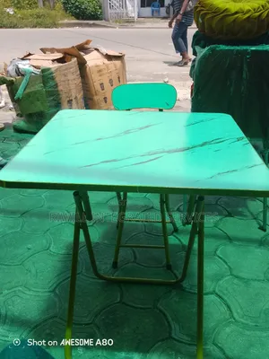 Foldable Table and Two Chairs