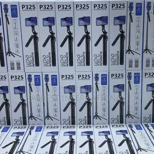 P325 Selfie Stick Four Legged Stand With Dual Bluetooth Remote Control
