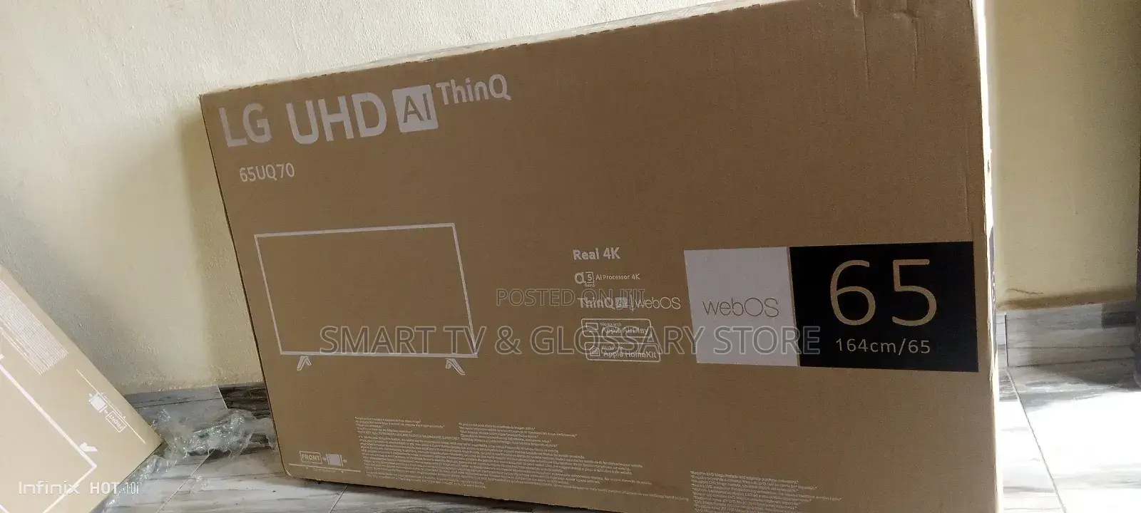 65 Inches With Durable Power Input