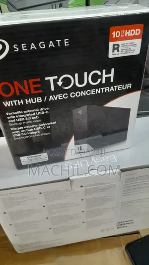 Seagate External 10tb HDD With Hub / Avec Concentrateur