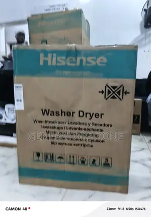 Hisense 10.5kg Washer Dryer – No Need for Sun Drying