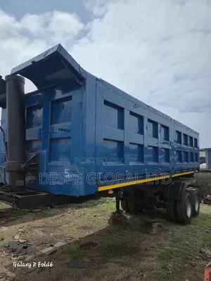 A 30tons Double Axle Refurbished Tipping Trailer Bucket