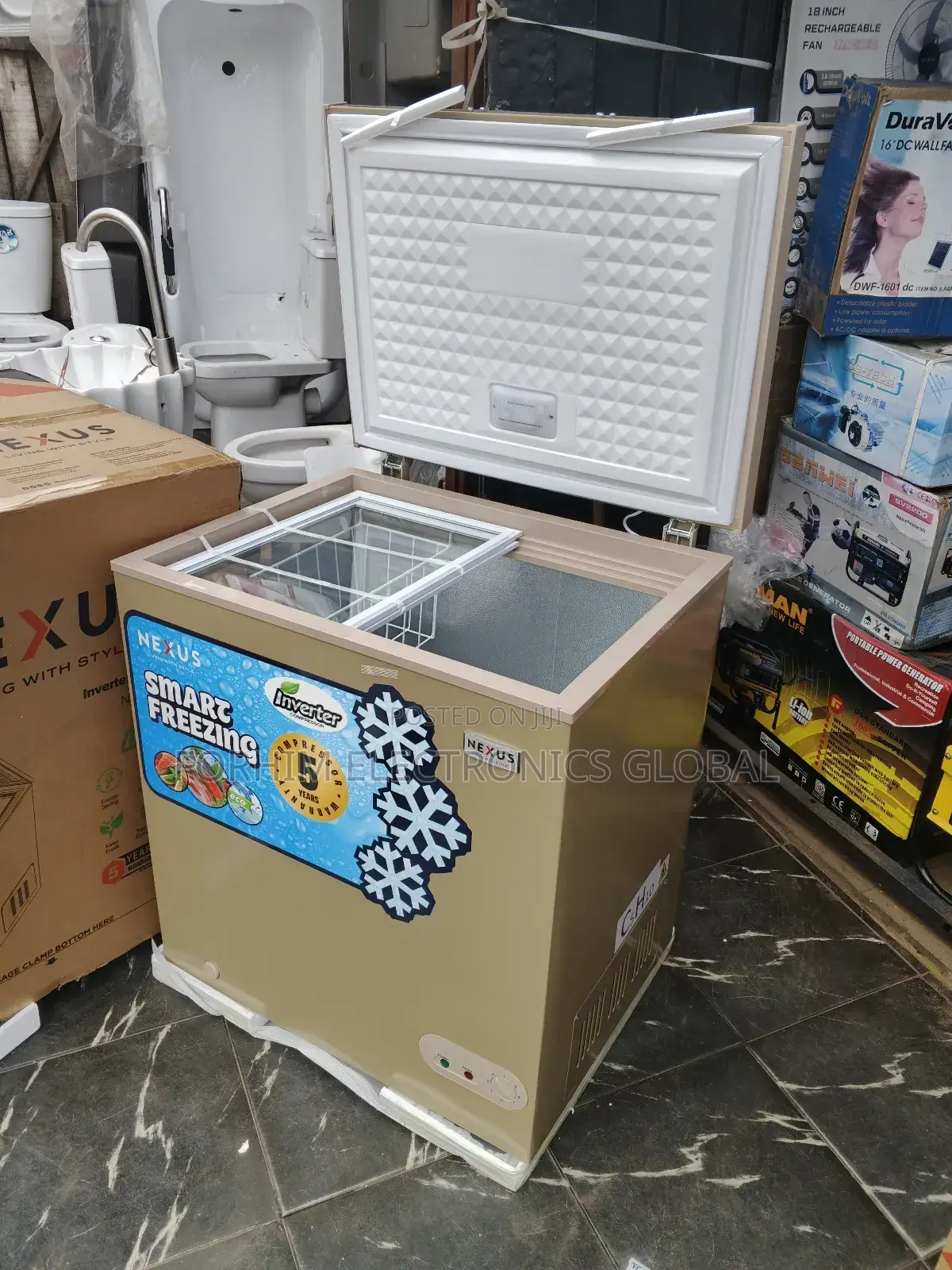 Nexus 160l Inverter Freezer