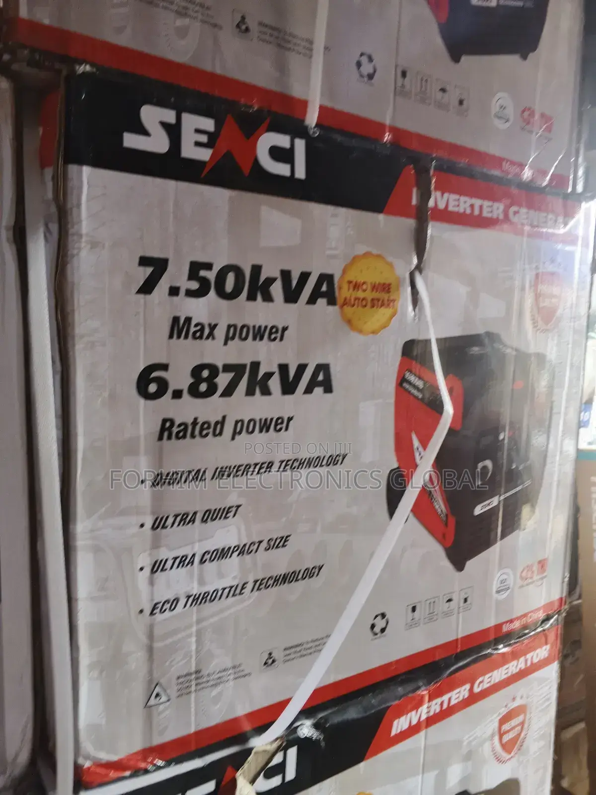 Senci 7.5kva Inverter Generator