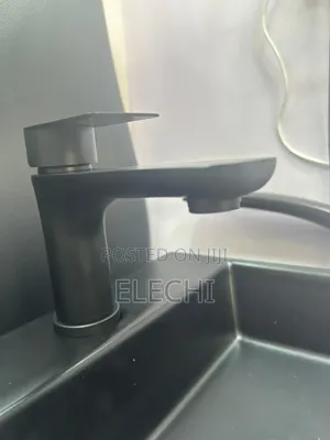 Black Basin Mixer Tap