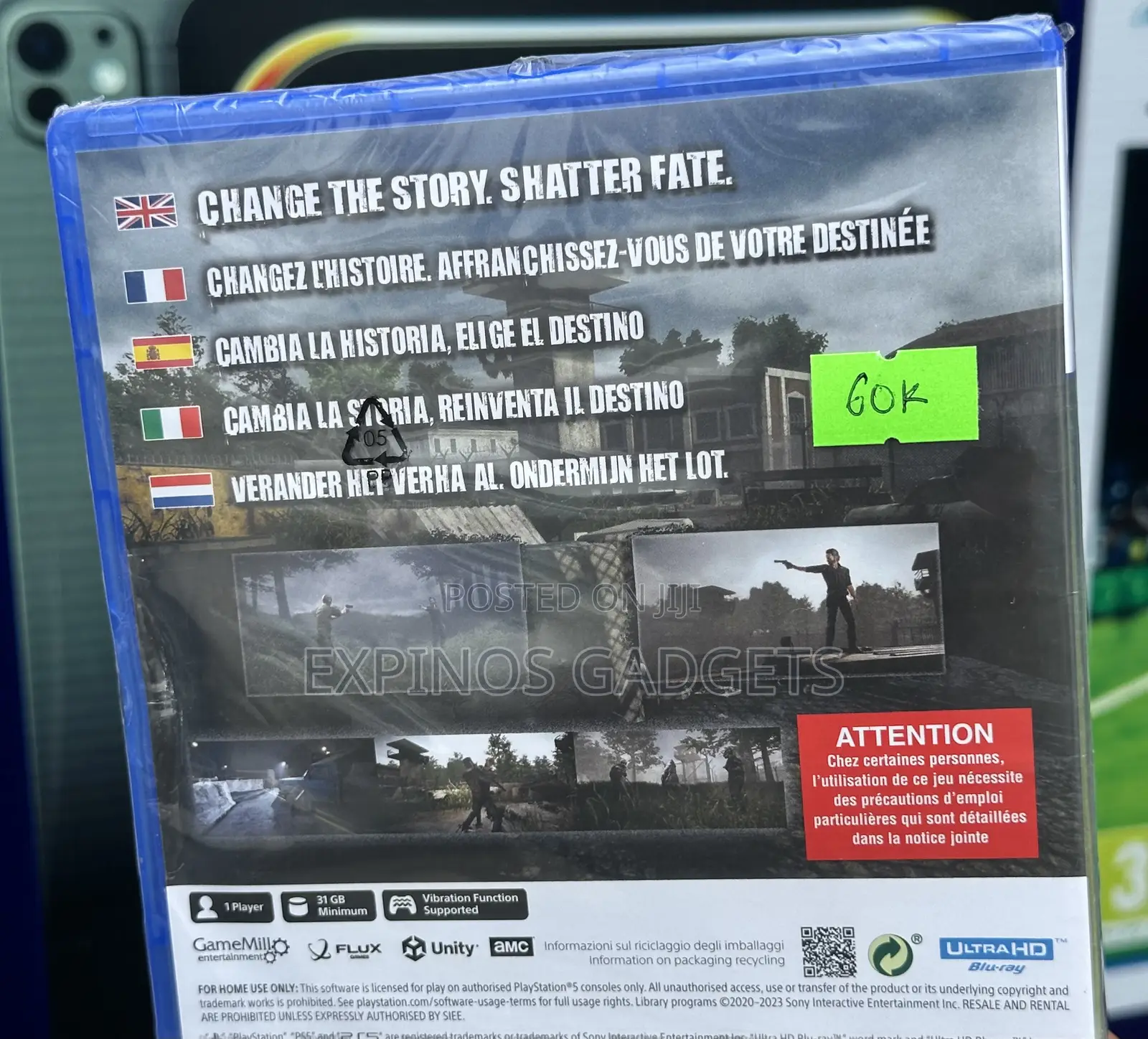 Ps5 the Walking Dead : Destinies.
