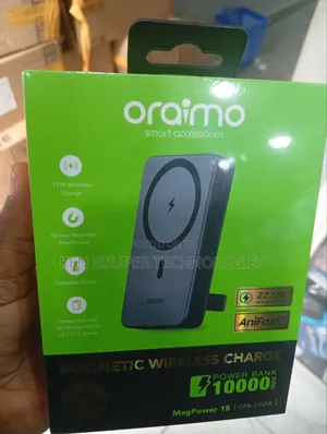 Oraimo Magnetic Wireless Power Bank Opb- 7102w
