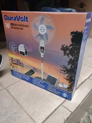 Rechargeable 16" Solar Fan+ Panel