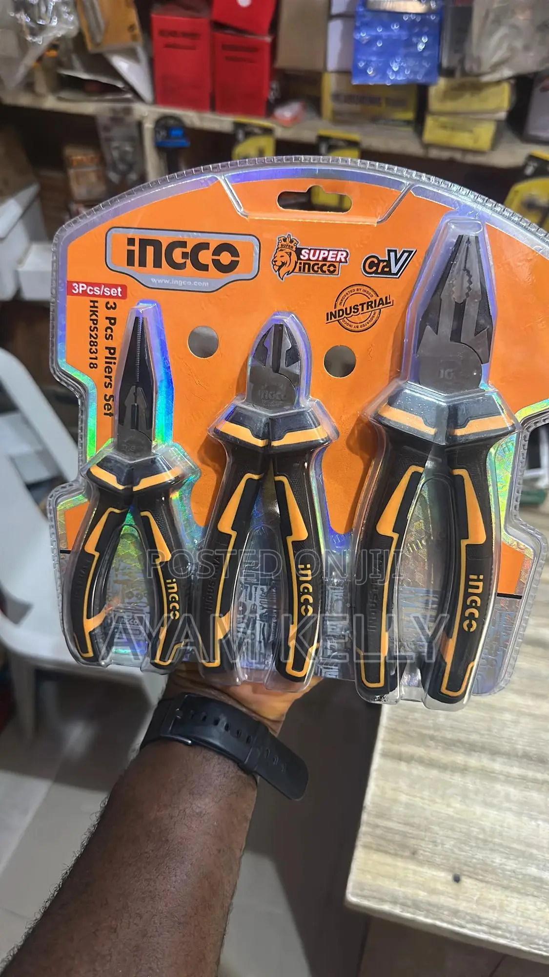 Set Of Pliers (Ingco) 3pcs