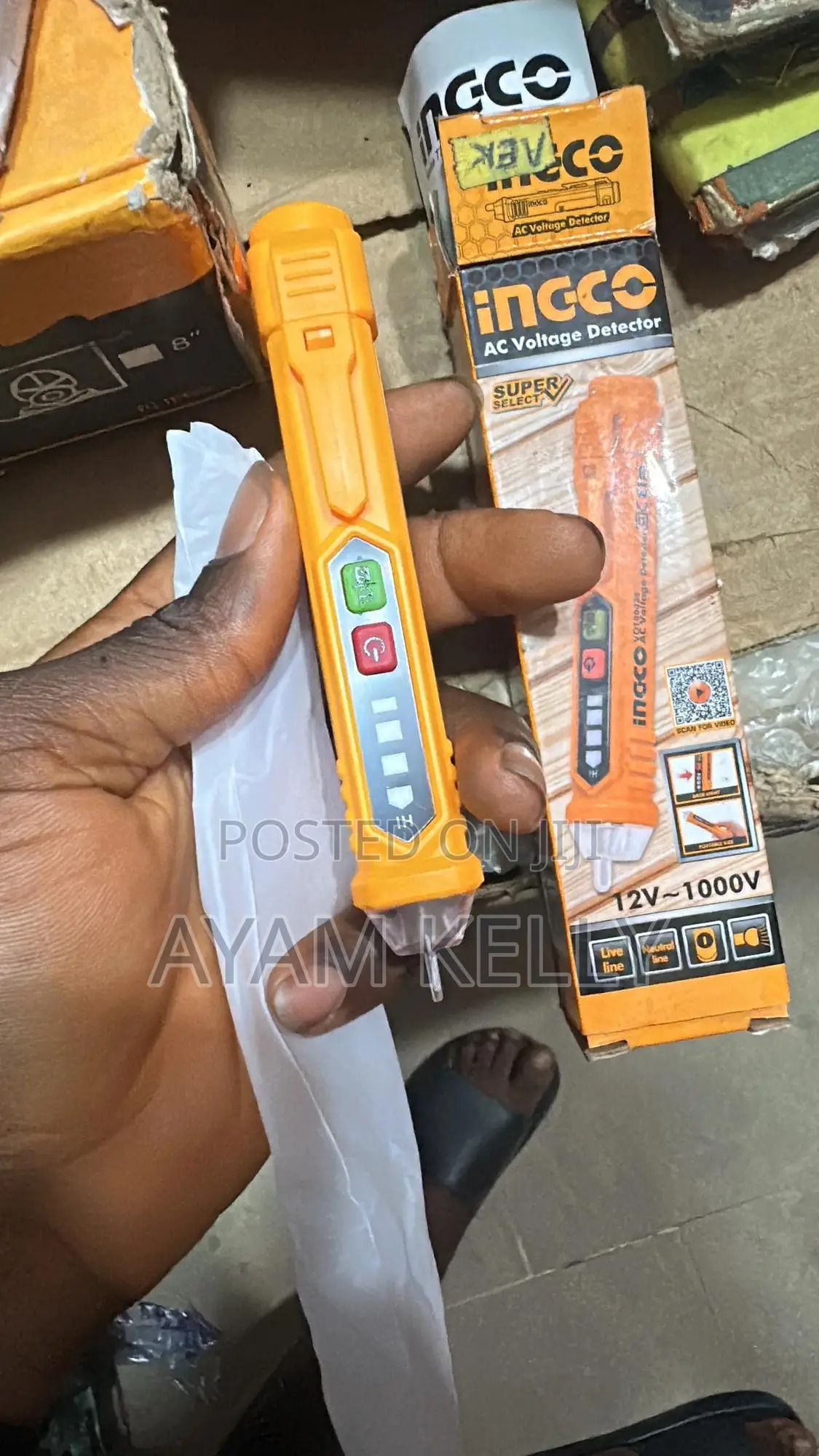 Ac Voltage Detector (Ingco) 12v-1000v