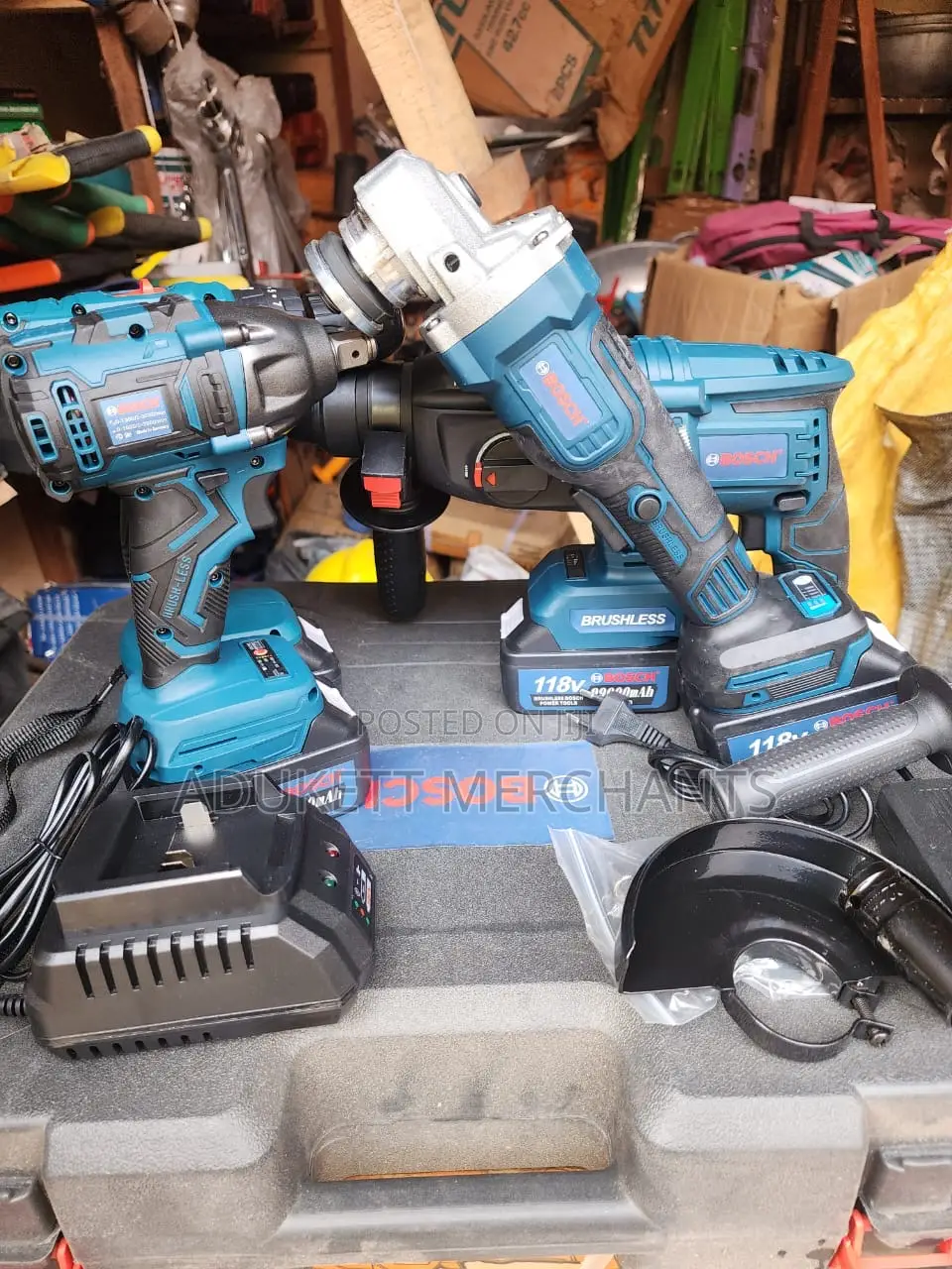 4in1 Bosch Industrial Combo Kit
