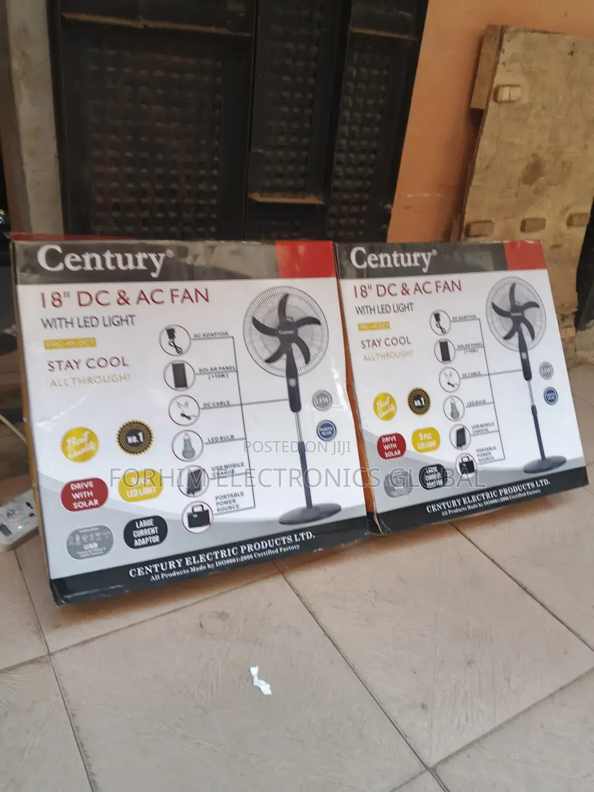 Century Solar Fan 18" Inches