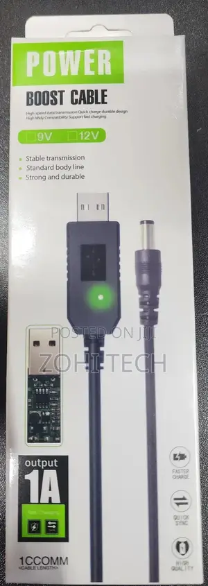 Power Boost Cable 5v to 12v
