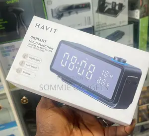 Havit Sk814bt Digital Alarm Clock Speaker Multifunctional