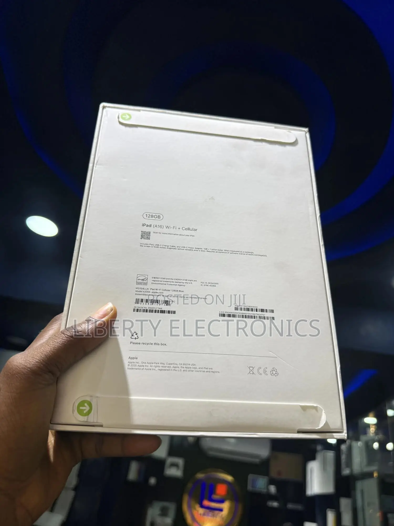 New Apple iPad (2025) 128 GB Blue