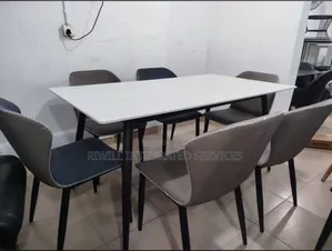 Dining Set With by Six With Multicolored Seats
