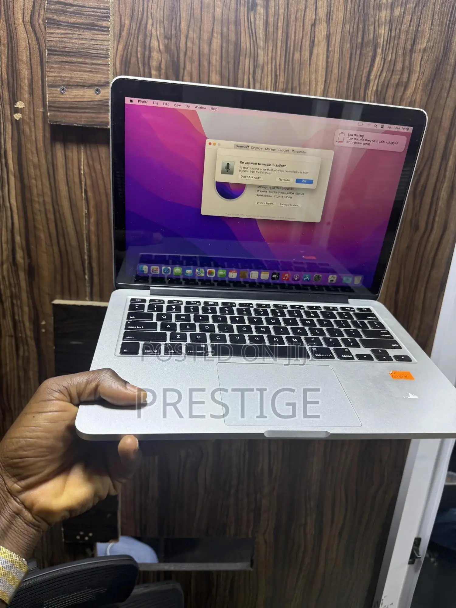 Laptop Apple MacBook Pro 2015 16GB Intel Core I7 SSD 1T