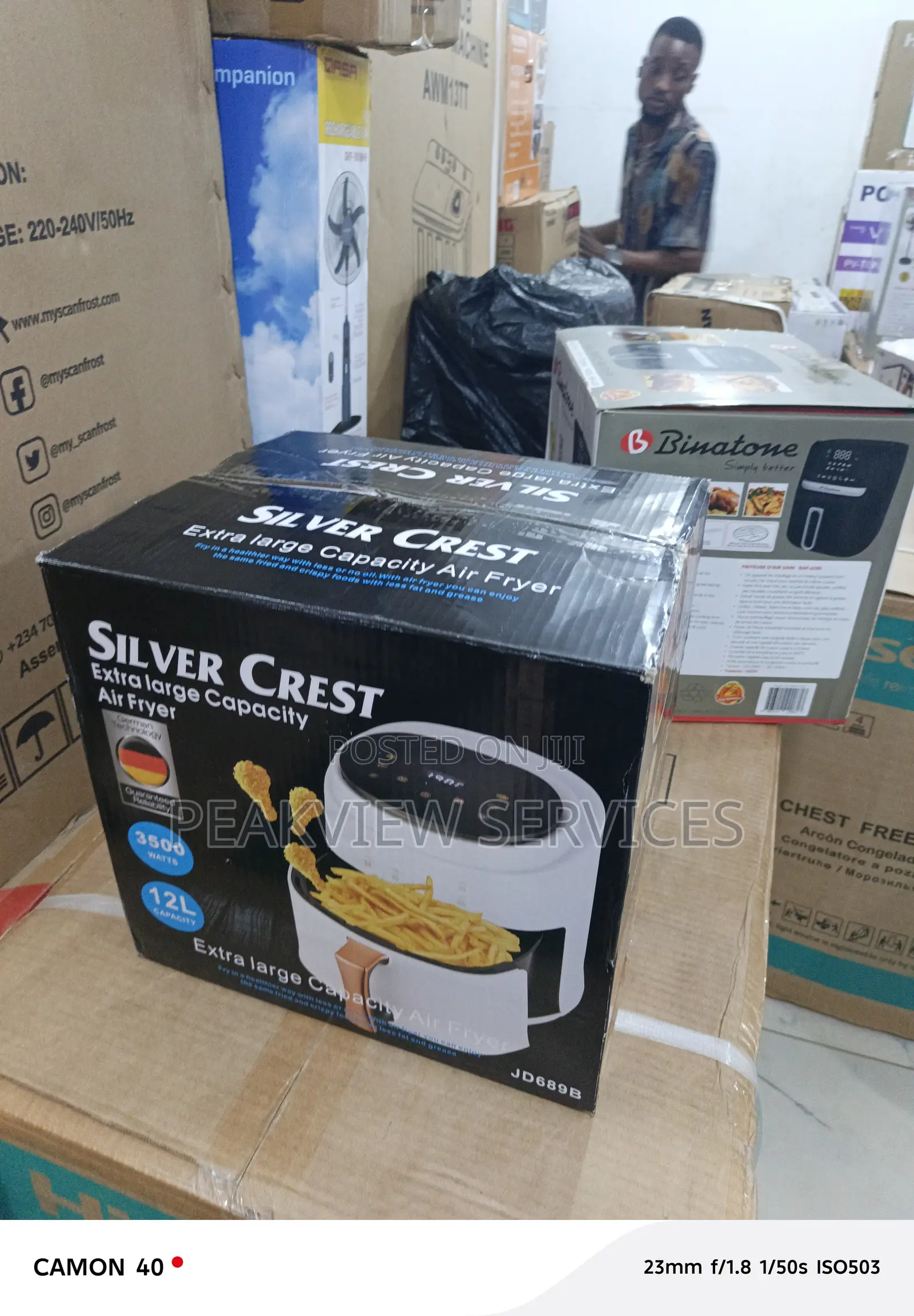 Silver Crest 12l Xl Air Fryer With Touch Control