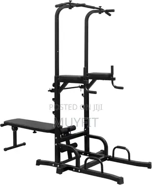America Design Power Tower With Bench(Chinning Stand )