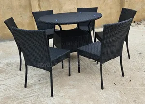 Outdoor Table and Six Chairs